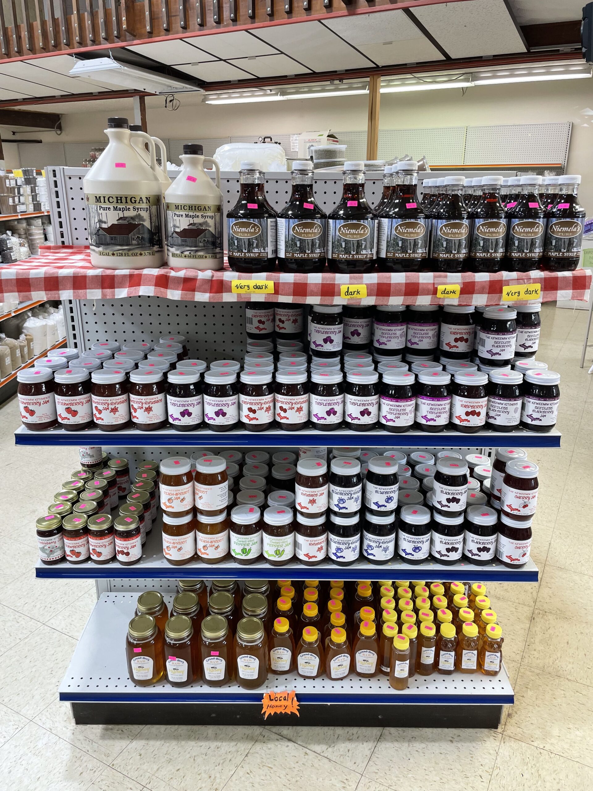 Local Jams, Syrup & Honey